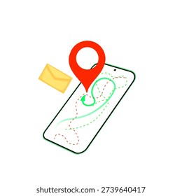 map directions and with incoming messages on your smartphone