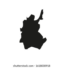 map of Diyala region in Iraq