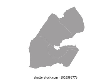 map of djibouti