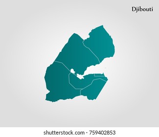 Map of Djibouti