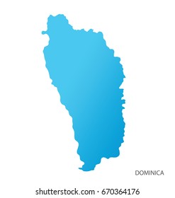 Map of Dominica