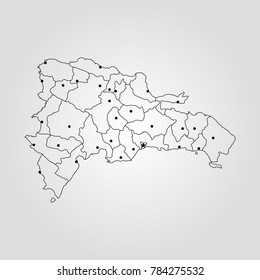 Map of Dominican Republic