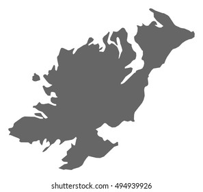 Map - Donegal (Ireland)