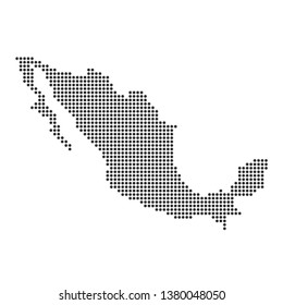 Map with dot - Mexico