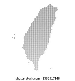 Map with dot - Taiwan