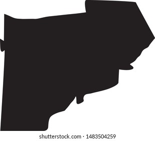 Map of Douglas County in georgia state in usa