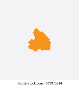 Map of Drenthe - Netherlands Vector Illustration