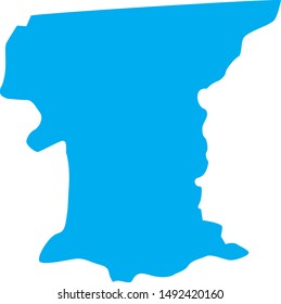 map of East baton rouge County in louisiana