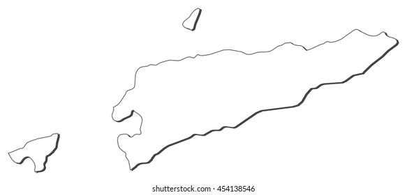 Map - East Timor