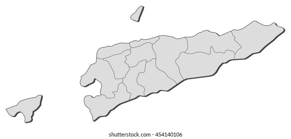 Map - East Timor