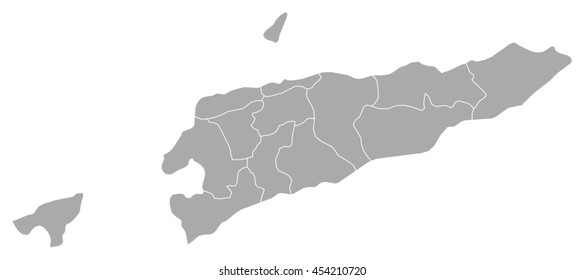 Map - East Timor