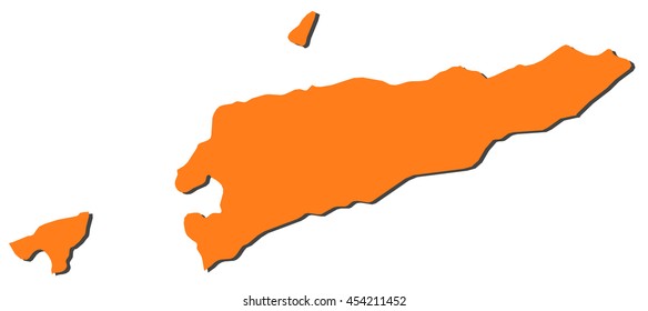 Map - East Timor