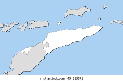 Map - East Timor