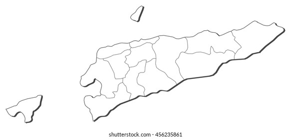 Map - East Timor