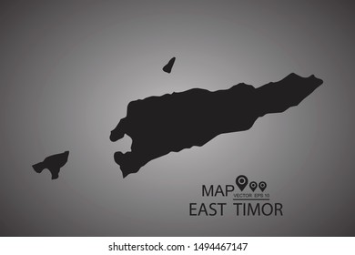 map East Timor. Vector illustration eps 10