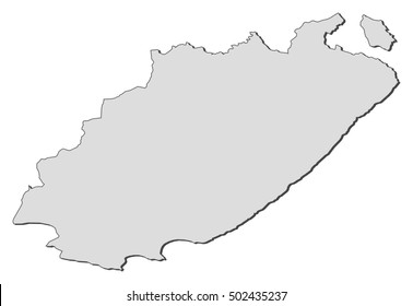 Map - Eastern Cape (South Africa)
