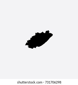 Map of Eastern Cape - South Africa Vector Illustration