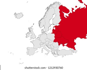 Map of Eastern Europe