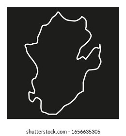 mapa de la región oriental del país de sierra leona
