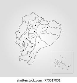 Map of Ecuador
