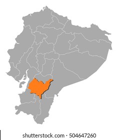 Map - Ecuador, Azuay