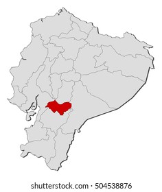 Map - Ecuador, Canar