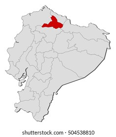 Map - Ecuador, Imbabura