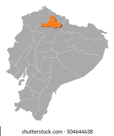 Map - Ecuador, Imbabura