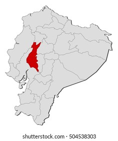 Map - Ecuador, Los Rios