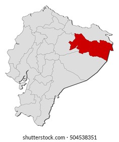 Map - Ecuador, Orellana