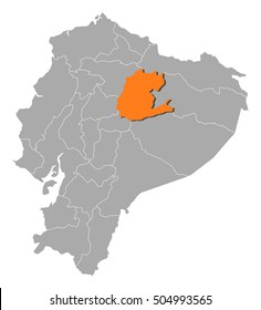 Map - Ecuador, Tungurahua