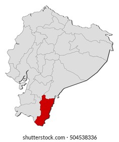 Map - Ecuador, Zamora-Chinchipe