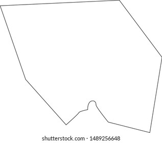 Map of Edmonson County in the state of Kentucky