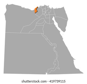 Map - Egypt, Alexandria