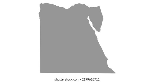 Map Egypt vector background. Isolated country texture