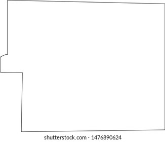 map of El paso County in the state of colorado