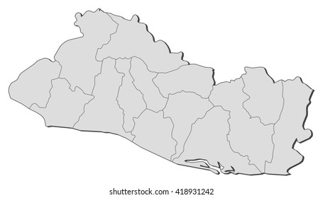 Map - El Salvador