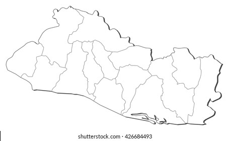Map - El Salvador