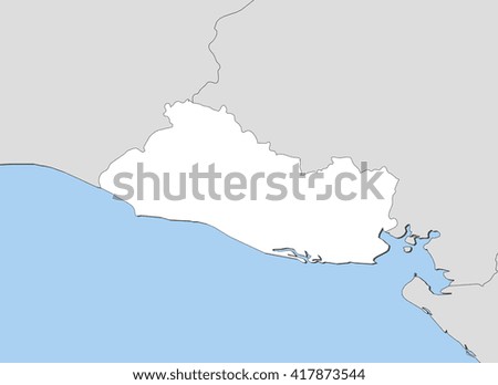 Map - El Salvador