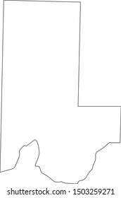 Map Of Ellis County In State Of Oklahoma