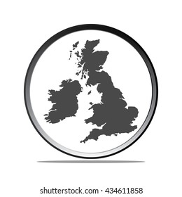 map of england