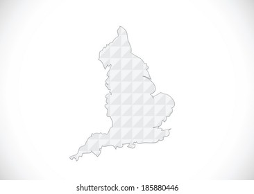 map of  England  Decorative idea design