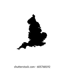 Map Of England Vector Icon