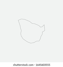 Map of Erbil - Iraq graphic element Illustration template design
