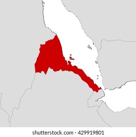 Map - Eritrea