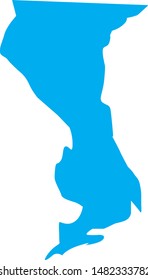 Map of escambia county in state of Florida