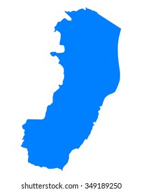 Map of Espirito Santo
