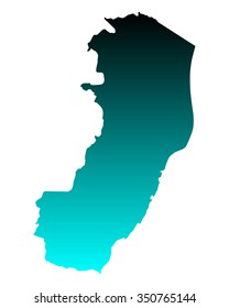Map of Espirito Santo