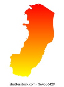 Map of Espirito Santo