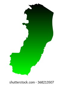 Map of Espirito Santo